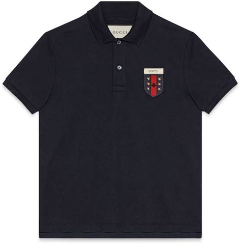 gucci cotton polo with web collar|Men's Designer Luxury Polo Shirts .